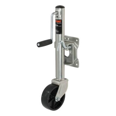 CURT - CURT 28100 Marine Jack w/6" Wheel 1000 Lbs 10" Travel