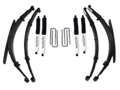 Tuff Country - Tuff Country 34701KN 4" Lift Kit w/EZ-Ride FR/Rear Spring Shocks for 69-93 Dodge