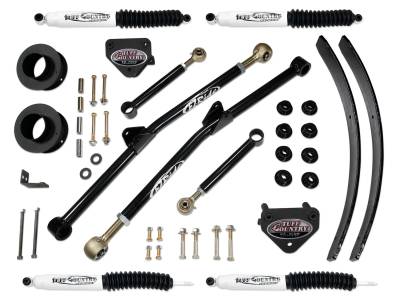 Tuff Country - Tuff Country 33926KN 3" Long Arm Lift/Spring Shock for 99-02 RAM2500/3500 4WD