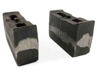 Tuff Country - Tuff Country 79059 4" Lift Block 2.5" Width Non-Tapered Pair for 01-10 Chevy/GMC