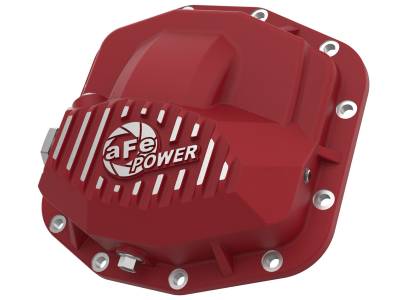 aFe Power - aFe 46-71030R Pro Series Front Diff Cover Red for 18-23 Gladiator JT/Wrangler JL