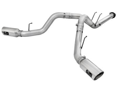 aFe Power - aFe 49-03065-P 4" Filter Back Aluminized Steel Exhaust 11-14 F250/F350 SD 6.7