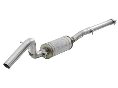 aFe Power - aFe 49-48063 Mach Force XP 2.5" FR Muffler Assy for 07-18 Wrangler JK 3.6/3.8L