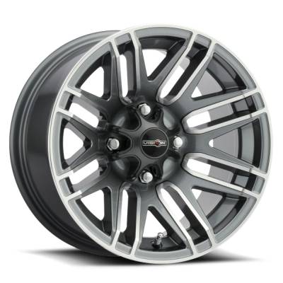Vision Wheel - Vision Wheel 112 Assault 14x8 4x110 -10.2mm Gunmetal/Machined 112-148110GMMF4