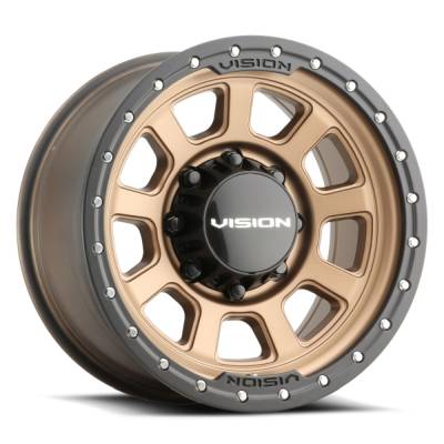 Vision Wheel - Vision Wheels 350BL5865BZBR-28 350 Ojos 15x8 5x4.5 -28mm Bronze Matte
