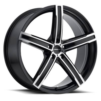 Vision Wheel - Vision Wheel 469-6765GBMF38 469 Boost 16x7 5x4.5 38mm Gloss Black/Machined
