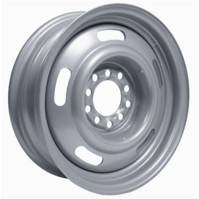 Vision Wheel - Vision Wheel 55 Rally 15x4 5x4.75 0mm Silver 55-5461
