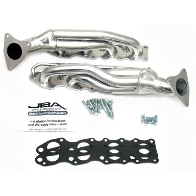 JBA Racing Headers - JBA Headers 2012SJS 1-5/8" Shorty Stainless Headers Ceramic for Tundra 5.7L