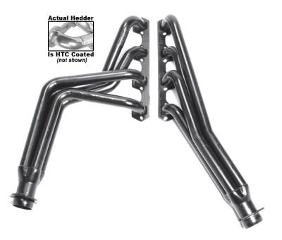 Hedman Hedders - Hedman 89416 Silver Long-Tube EO Headers for 1966-77 4WD Ford Broncos w/302W