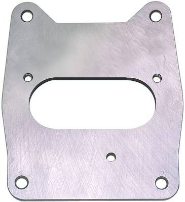 Trans-Dapt Performance - Trans-Dapt 2211 Carb to TBI Adapter SB Chevy Quadrajet 4BBL Manifold Center Mnt