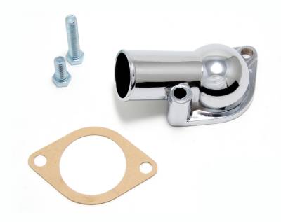Trans-Dapt Performance - Trans-Dapt Performance 4789 Chrome Late Model Gasket Seal Chevy Water Neck SB/BB