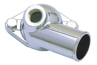 Trans-Dapt Performance - Trans-Dapt 9468 Water Neck O-Ring 1/2" NPT Vacuum Port Chrome SB/BB Chevy Late