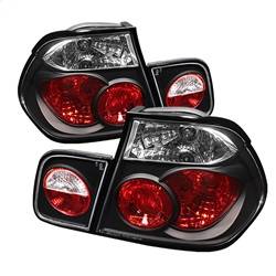 Spyder Auto - Spyder Auto 5000712 Black/Clear Euro Style Taillights