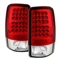 Spyder Auto - Spyder Auto 5001542 Red/Clear LED Taillights 00-06 Suburban/Tahoe/Yukon/XL