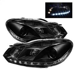 Spyder Auto - Spyder Auto 5012111 Projector Style Headlights Black/Clear