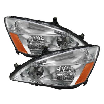 xTune Auto - xTune Auto 5072207 Chrome/Clear Crystal Headlights