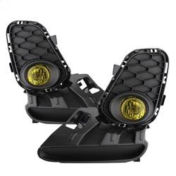 Spyder Auto - Spyder Auto 5076137 Fog Lights Black/Yellow for 12-13 Saab 3