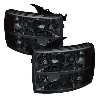 xTune Auto - xTune Auto 5077349 Crystal Headlights Chrome/Smoked