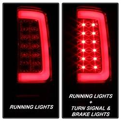 Spyder Auto - Spyder Auto 5084767 LED Light Bar Taillights Red for 07-13 GMC Sierra