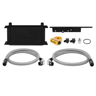 Mishimoto - Mishimoto MMOC-350Z-03TBK Oil Cooler Kit Thermostatic Incl Mounting Hardware