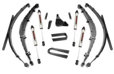 Rough Country Suspension Systems - Rough Country 49770 6" V2 Lift Kit for 99-04 F250/350 V10/Dsl 4WD w/Rear Springs