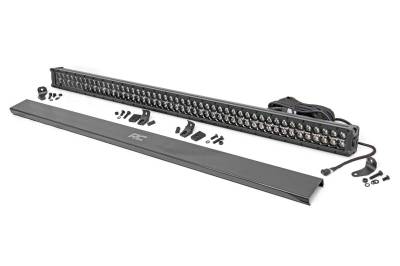Rough Country Suspension Systems - Rough Country 70950BDA Black Series 50" Dual Row LED DRL Light Bar EACH