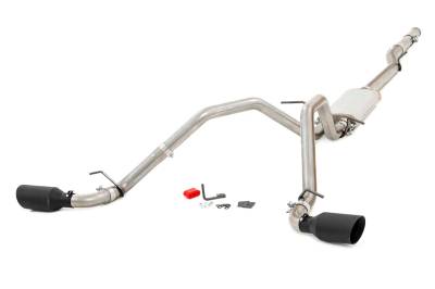 Rough Country Suspension Systems - Rough Country 96007 Cat-Back Dual Exhaust System for 14-18 Chevy/GMC 1500 5.3L