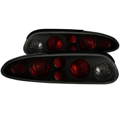 Anzo USA - Anzo USA 221175 Chrome Euro Smoked Lens Taillight Set 93-02 Chevrolet Camaro