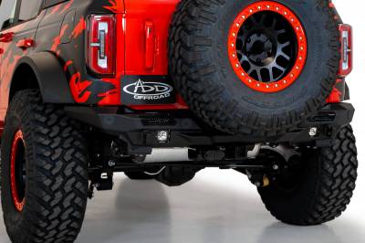 Addictive Desert Designs - Addictive Desert Designs R230081370103 Stealth Fighter Rear Bumper for Bronco