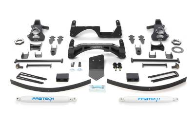 Fabtech - Fabtech K1024 6" Basic Lift System w/Shocks for 07-13 Sierra & Silverado 1500