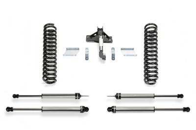 Fabtech - Fabtech K2339DL Budget Lift Kit w/Shocks for Ford 6.7 4WD