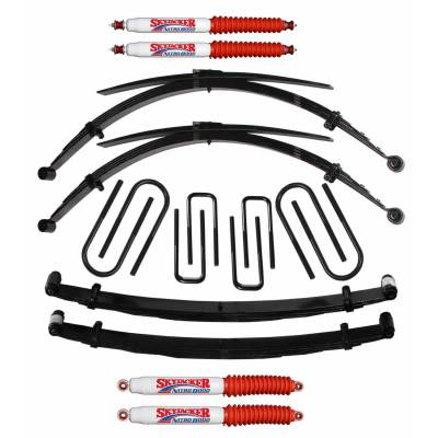 Skyjacker - Skyjacker F740KS-N 4" Leaf Spring Lift Kit w/Shocks for 65-78 Ford F250