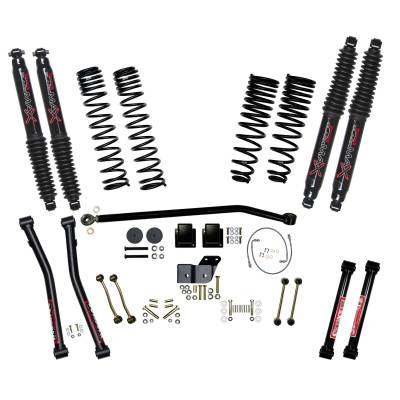 Skyjacker - Skyjacker G452RKBLT 4.5/3" Lift Kit w/Black MAX for 20 Gladiator JT Rubicon