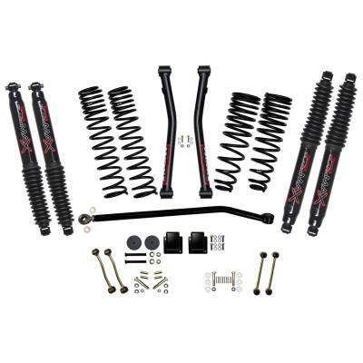 Skyjacker - Skyjacker G351RKBLT 3.5/2" Lift Kit w/Black MAX for 20 Jeep Gladiator JT Rubicon
