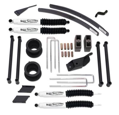 Tuff Country - Tuff Country 35932KN 4.5" Lift Kit/Coilspring Rear Shock for 94-99 RAM 2500/3500