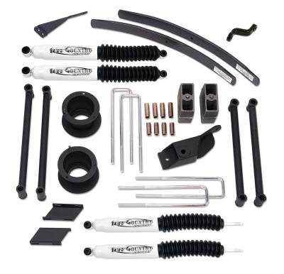 Tuff Country - Tuff Country 35933KN 4.5" Lift Kit/Coilspring Rear Shock for 00-02 RAM 2500/3500