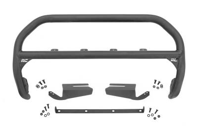 Rough Country Suspension Systems - Rough Country 51100 Black Front Bumper Nudge Bar for 21-26 Ford Bronco 4WD