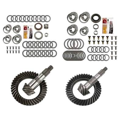 EXCEL from Richmond - EXCEL XLK-5001 Complete F&R Ring/Pinion Kit DANA 30F/44R 4.56 for JK NON-RUB