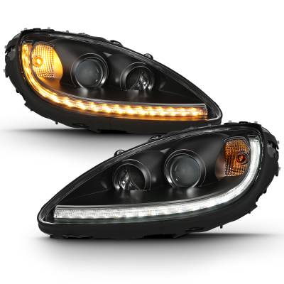 Anzo USA - Anzo USA 121553 Projector Headlight Set w/Halo for 05-13 Corvette