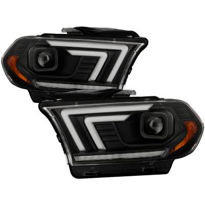 Spyder Auto - Spyder Auto 5088284 Projector Headlights LED Turn Signal Black for 11-13 Durango