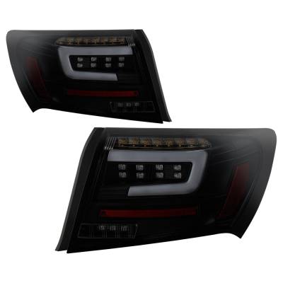 Spyder Auto - Spyder Auto 5087980 Black LED Taillights Smoke