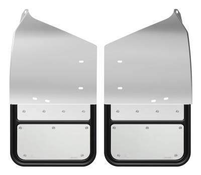 Gatorback - Gatorback 12" Black Front Mud Flaps Lincoln Navigator GB766567