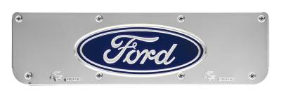 Gatorback - Gatorback Replacement 19"-21" Mud Flap Plate Stainless Ford Oval Logo GB755727