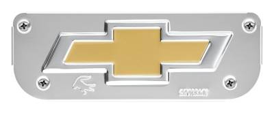 Gatorback - Gatorback Replacement 10" Mud Flap Plate Stainless Bowtie Logo GB766463