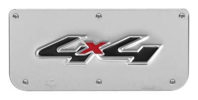 Gatorback - Gatorback Replacement 14" Mud Flap Plate Stainless Ford 4x4 Logo GB755722