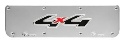 Gatorback - Gatorback Replacement 19"-21" Mud Flap Plate Stainless Ford 4x4 Logo GB755590