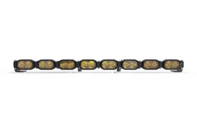 Morimoto - Morimoto BAR-1ROW-017 31.5" 8-Pod HXB Single Row BangerBar LED Light Bar Yellow