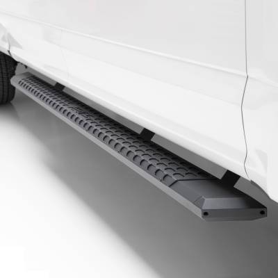ARIES - AdvantEDGE 5.5" x 85" Black Aluminum Side Bars Select Toyota Tundra Crew Cab