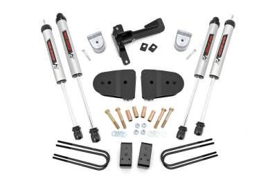 Rough Country Suspension Systems - Rough Country 43470 3" V2 Suspension Lift Kit for 23-26 F250/F350 Super Duty 4WD