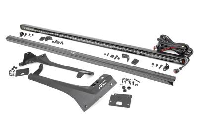 Rough Country Suspension Systems - Rough Country 80065 Windshield Mount 50" LED Light Bar Kit for 18-26 Jeep JL/JT